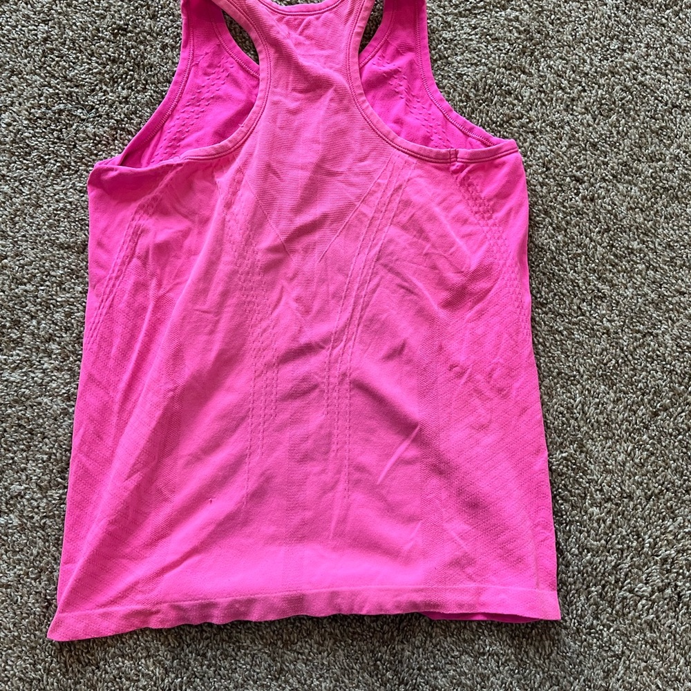 Athleta Fuchsia Racerback Tank - Picture 3 of 4